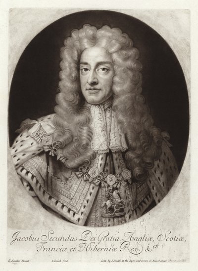Portrait of King James II of England and Ireland by Godfrey Kneller