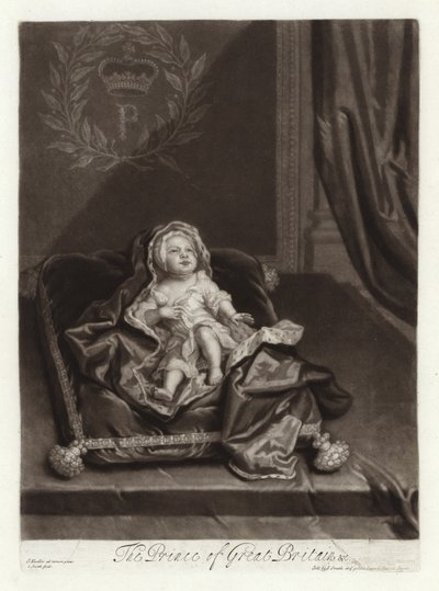 Portrait of Prince James Stuart as a baby by Godfrey Kneller