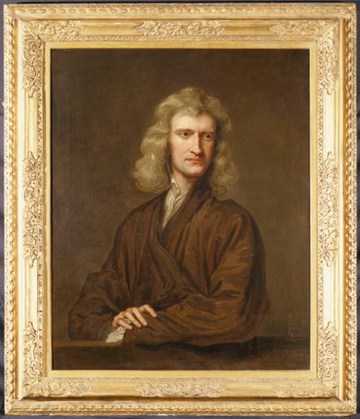Portrait of Sir Isaac Newton by Godfrey Kneller