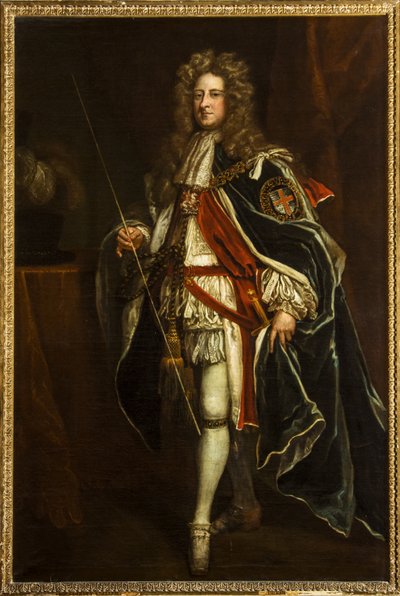 Portrait of William Cavendish, 4th Earl and 1st Duke of Devonshire, c.1690-1710 by Godfrey Kneller