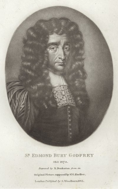 Sir Edmond Bury Godfrey by Godfrey Kneller