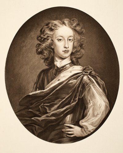 William, Duke of Gloucester, pub. 1902 by Godfrey Kneller