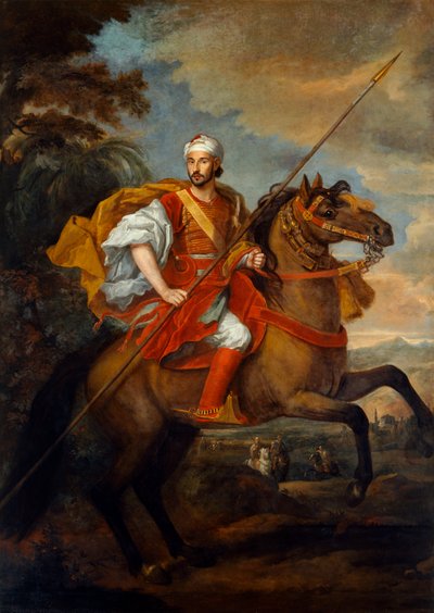 Mohammad Ohadu, the Moroccan Ambassador by Godfrey and Wyck Jan (1640 1700) Kneller