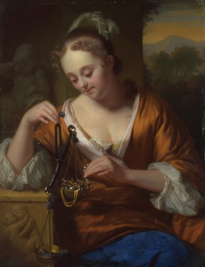 Allegory of Virtue and Riches, ca. 1665-1667 by Godfried Cornelisz Schalcken