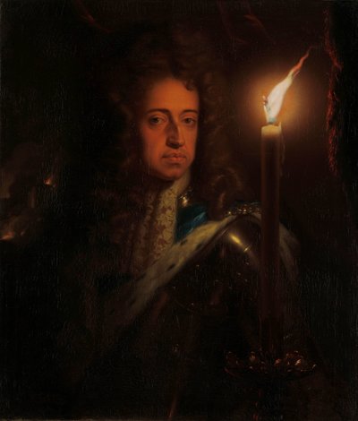 Portrait of William III (1650-1702), Prince of Orange, Stadholder and from 1689 on, King of England by Godfried Schalcken