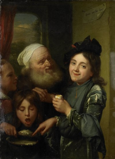 Every One His Fancy by Godfried Schalken or Schalcken
