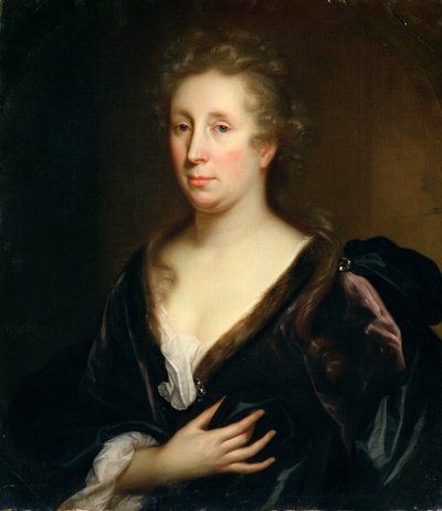 Portrait of the Artist Rachel Ruysch by Godfried Schalcken