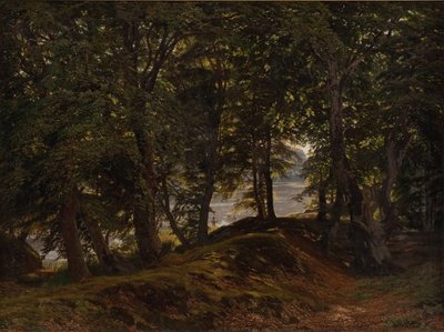 A Shady Place in Hestehave near Frederiksborg by Godtfred Rump