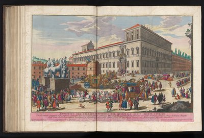 Piazza del Quirinale in Rome by Gommarus Wouters