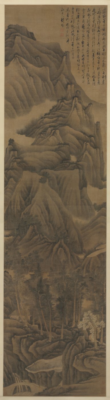 Landscape in the Style of Dong Yuan and Juran by Gong Xian