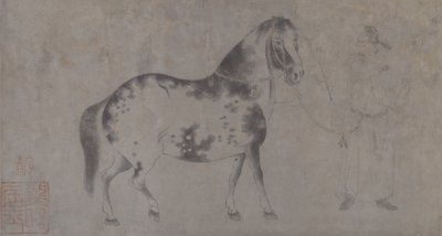 Detail of Five Tribute Horses by Gonglin Li
