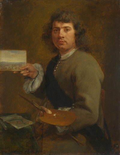 Sight (Portrait of Robert van den Hoecke, before 1661) by Gonzales Coques