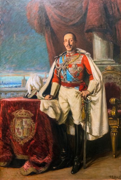 Portrait of King Alfonso XIII of Spain by Gonzalo Bilbao Martinez