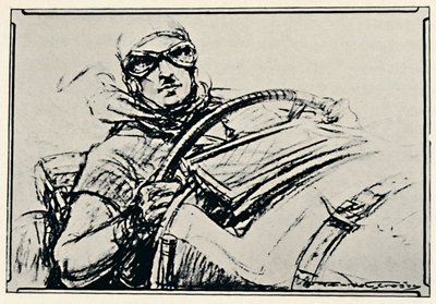 The Memorial Panel to Sir Henry Birkin at Brooklands, 1937 by Gordon Crosby