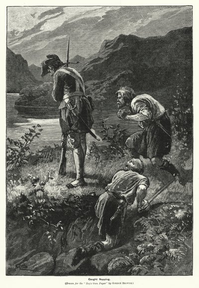 Caught Napping by Gordon Frederick (after) Browne