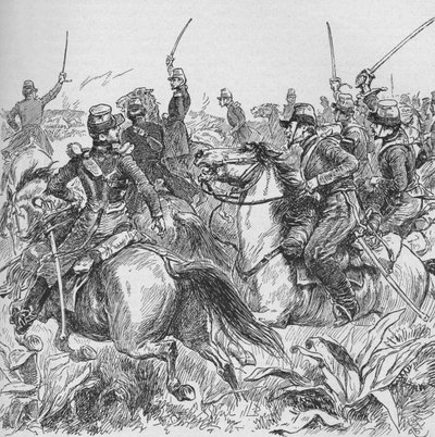 Captured By A Bold Stroke Abd-El-Kadrs Smalah by Gordon Frederick Browne