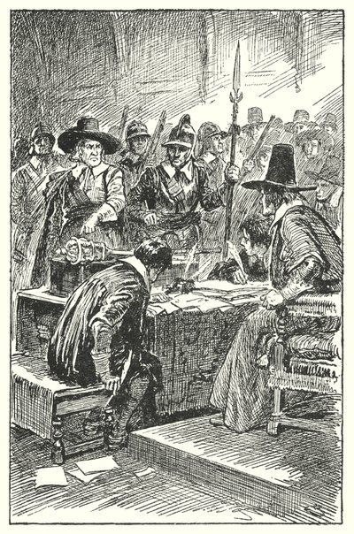 Cromwell expelling the Long Parliament by Gordon Frederick Browne