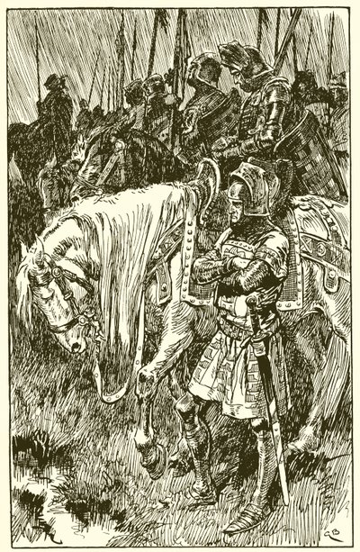 Englishmen Waiting for the Morning of the Battle of Agincourt by Gordon Frederick Browne