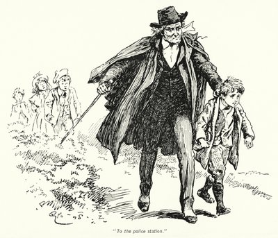 Illustration for The Story of the Treasure Seekers by E Nesbit by Gordon Frederick Browne