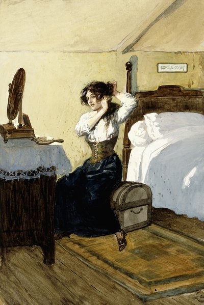 She was going to let down her hair by Gordon Frederick Browne