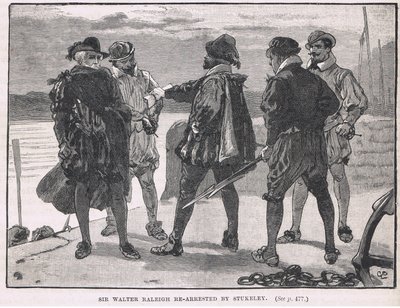 Sir Walter Raleigh Re-arrested by Stukeley 1618 by Gordon Frederick Browne