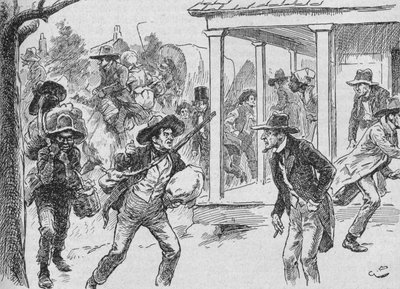 The City Was Taken With A Desperate Panic, 1902 by Gordon Frederick Browne