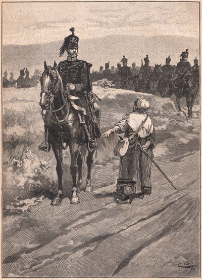 The Duke of Brunswick and His Hussars (the Black Brunswickers) AD 1810 by Gordon Frederick Browne