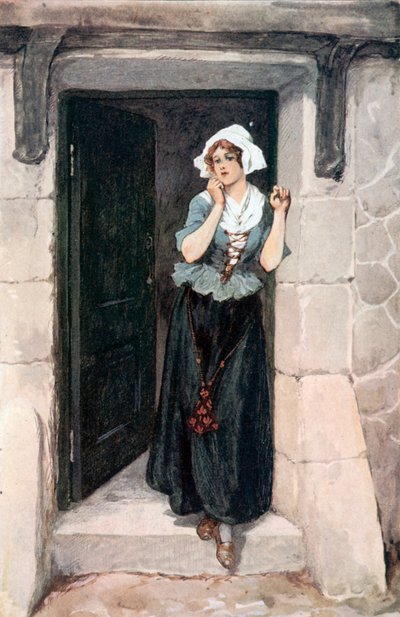 The Habitual Expression of Her Face was a Sweet Pensiveness by Gordon Frederick Browne