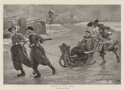 Towing My Lady Home by Gordon Frederick Browne