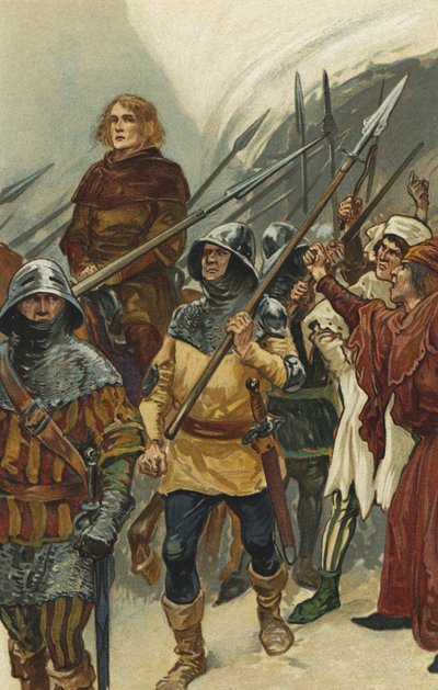 William Wallace being taken to Westminster Hall by Gordon Frederick Browne