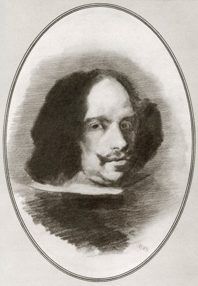 Diego Rodriguez de Silva y Velazquez, from Living Biographies of Great Painters by Gordon Ross