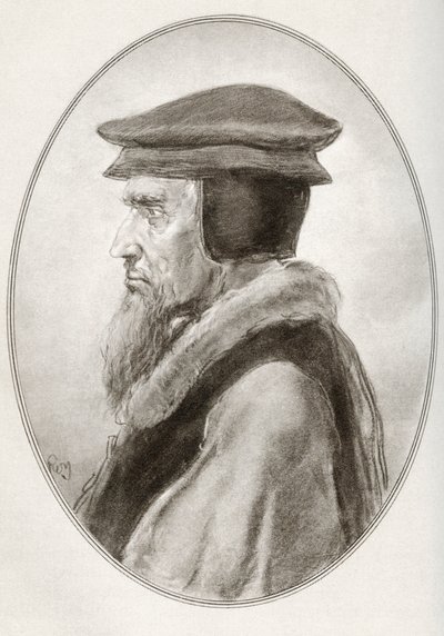 John Calvin, born Jehan Cauvin, from Living Biographies of Religious Leaders by Gordon Ross