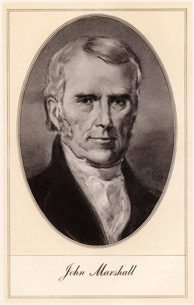 John Marshall, American Statesman and Jurist, Early 20th Century by Gordon Ross