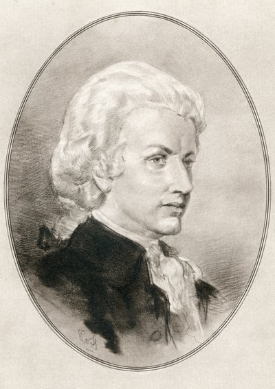 Wolfgang Amadeus Mozart, from Living Biographies of Great Composers by Gordon Ross