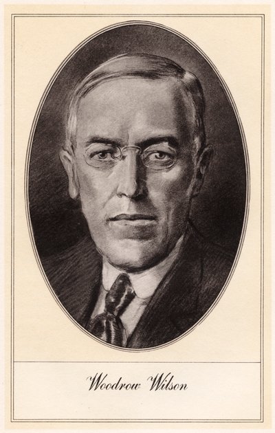 Woodrow Wilson, 28th President of the United States by Gordon Ross