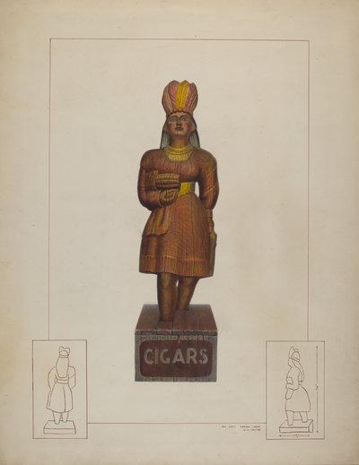 Cigar Store Indian by Gordon Saltar and Edward L. Loper