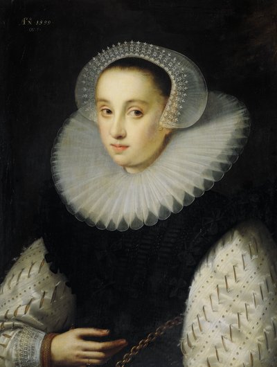 Hortensia del Prado (d 1627) by Gortzius Geldorp