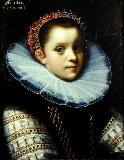 Portrait of a Young Girl Wearing a Ruff by Gortzius Geldorp