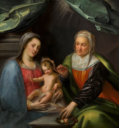 Virgin and Child with Saint Anne by Gortzius Geldorp