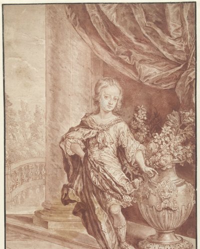 Portrait of an Unknown Young Man in an Imagined Roman Costume by Gottfried Kneller