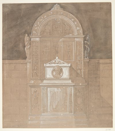 Tomb Monument for Baron C. F. von Rumohr 1845 by Gottfried Semper