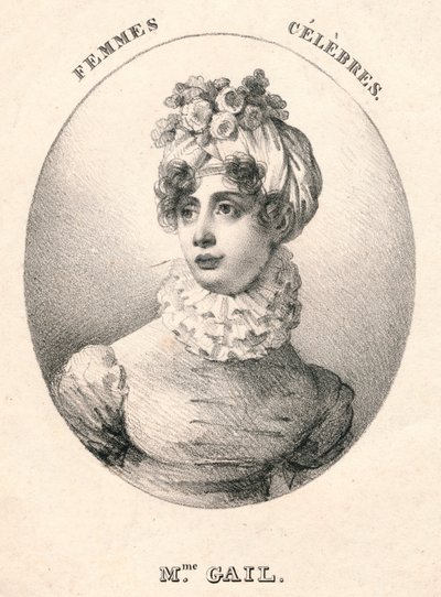 Mme. Gail by Gottfried or Godefroy Engelmann