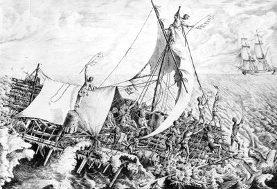 Raft of the Medusa by Gottfried or Godefroy Engelmann