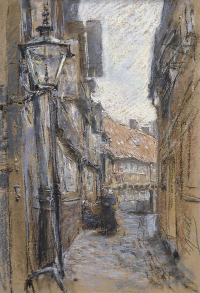 Street at Teilfeld by Gotthardt Johann Kuehl