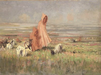 A Moroccan Goat Herd by Gourlay Steell