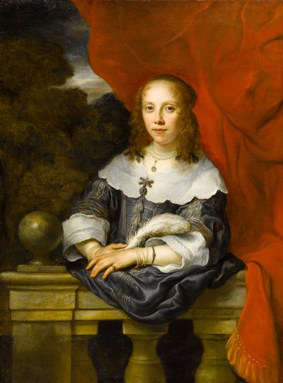 Portrait of a Lady (Margaretha van Raephorst?), 1646 by Govaert Flinck