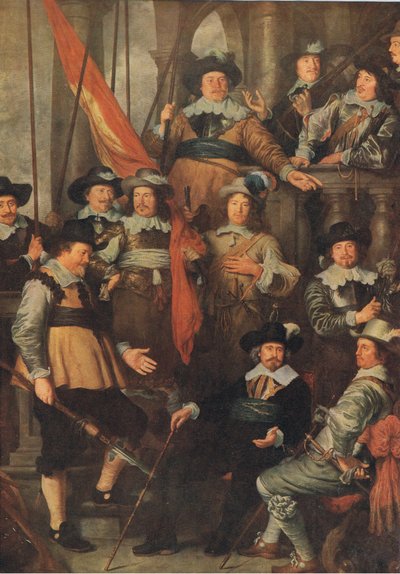The Company of the Civic Guard of Amsterdam 1645, Bibbys Annual by Govaert Flinck