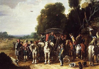 A Hunting Party by Govaert Jansz