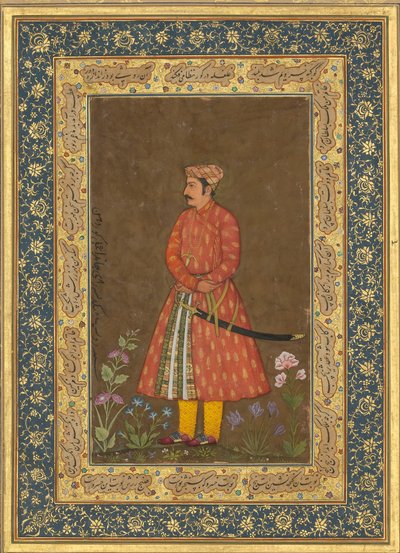 Portrait of Rup Singh, Folio from the Shah Jahan Album by Govardhan