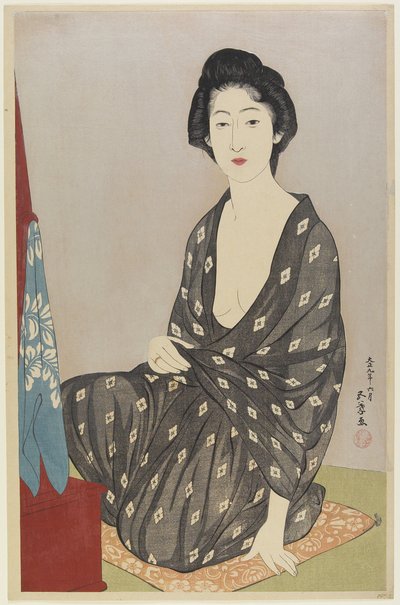 Woman in Summer Robe, June 1920 by Goyo Hashiguchi